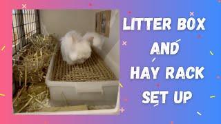 HOW TO SET UP A LITTER TRAY AND HAY RACK