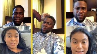 Kevin Hart Gets Checked By His Wife On Live