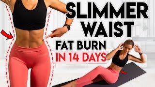 SLIMMER WAIST and LOSE LOWER BELLY FAT in 14 Days  10 min Workout