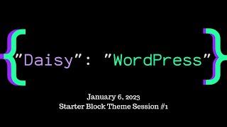 Building a Starter Block Theme #1 - Local Development Create Block Theme Plugin Code Review