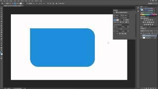 Photoshop Tutorial CC New Rectangle Corner Radius Options -HD-