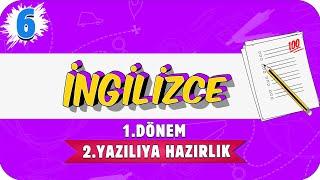 6. Sınıf İngilizce 1.Dönem 2.Yazılıya Hazırlık  2021 