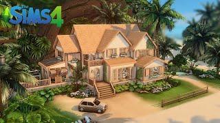 BIG BOHO BEACH HOUSE  The Sims 4 Animated Stop Motion