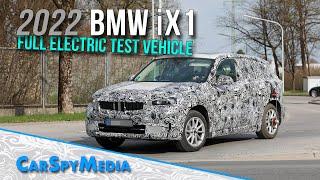 2022 BMW iX1 Full Electric SUV Prototype Spied Testing In Munich *4K SPY VIDEO*