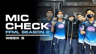 Mic Check FFML Week 5  EVOS Free Fire