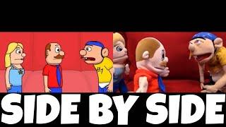 SML Movie Jeffys Pregnancy Scare Animation and Original Video  Side by Side