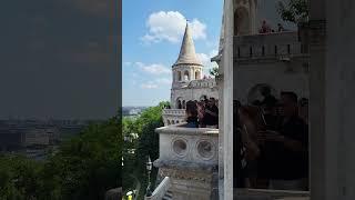 Fishermans Bastion and Parlament in background #shorts