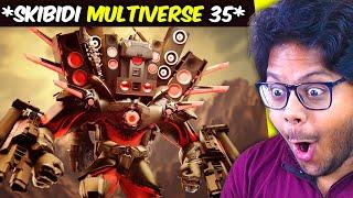 MEGA TITAN SPEAKERMAN is HERE  SKIBIDI TOILET MULTIVERSE 35 Reaction