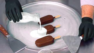 Magnum Ice Cream Hack - ASMR  how to make Magnum Popsicles to Ice Cream Rolls - Food Transformation
