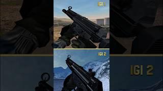 Revolution of IGI weapons  MP5 IGI 1 VS MP5 IGI 2  #igi #igi2