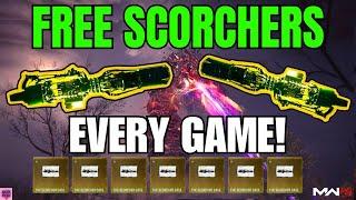 MWZ - Unlimited FREE SCORCHER for EVERY GAME in MW3 Zombies Get a STASH FULL of FREE SCORCHER CASES