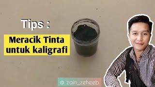 Cara atau tips menggunakan tinta yang baik untuk menulis khat