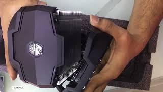 COOLER MASTER MasterAir MA610P Unboxing  Dual MasterFan MF120R RGB  RGB 16.7 Million Colors