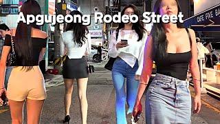 4K SEOUL KOREA 패션 핫피플 거리 새벽 압구정클럽거리  압구정로데오Apgujeong#SEOULKOREACity Stroll