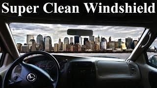 How to Super Clean the INSIDE of Your Windshield No Streaks