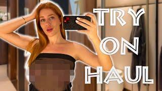 4K TRANSPARENT SHEER CLOTHES  ONE PIECE TRY ON HAUL  AMAZING AND BEAUTIFUL