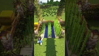 Minecraft Evergreen Garden #shorts