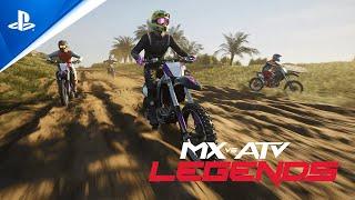 MX vs ATV Legends - Trails Mode Trailer  PS5 PS4