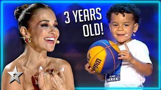 3 Year Old Basketball Star WOWS The Judges  Kids Got Talent