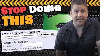 Stop Using A Link Shortener like bit.ly and tinyurl - Learn Why Here