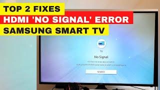 Samsung TV HDMI No Signal Error   Fix It Now -100% Worked