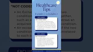 Healthcare Tips Excludes 1 vs Excludes 2