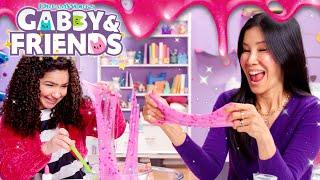 Gabby Makes Colorful MerCat SLIME with Lisa Ling   GABBY & FRIENDS