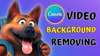 How to REMOVE VIDEO BACKGROUND  to Use with Canva  Method Before 2022 CANVA UPDATE