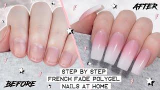 DIY FRENCH FADEBABY BOOMER POLYGEL NAILS AT HOME  The Beauty Vault