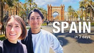 3 Дня в Испании Японец исследует Барселону  VLOG