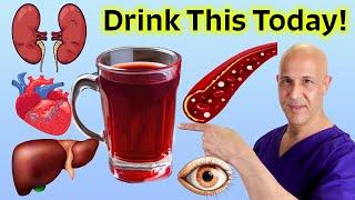 1 Glass...Lower Blood Sugar Cleanse Liver Prevent Heart Kidney and Eye Issues  Dr. Mandell