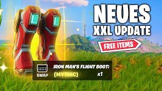 OP IRON MAN BOSS ITEMS   NEUES Fortnite XXL UPDATE