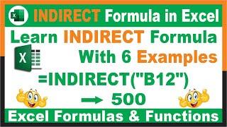 #245-How to use INDIRECT Function in Excel with 6 Examples Final