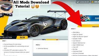 How to Download all the Mods  Extreme Car Driving Simulator  Free Cars & Skins