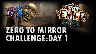 PoE 3.25 Settlers Zero to Mirror Challenge – Earning a Mirror by Crafting in the Hideout Day 1