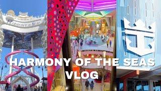 DAYS IN THE LIFE  ROYAL CARIBBEAN CRUISE VLOG  HARMONY OF THE SEAS  ROOM TOUR  EMBARKATION