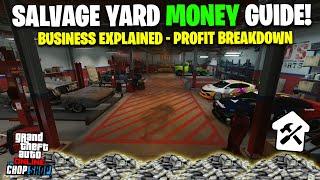 GTA Online SALVAGE YARD Money Guide  Chop Shop Business Guide & Tips To Make MILLIONS