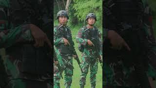 Latihan Menembak Senjata Ringan Yonbekang TNI AD