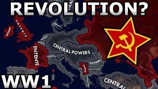 What if the Entente was Communist in WW1?  HOI4 Timelapse