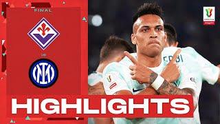 Fiorentina-Inter 1-2  Inter lift the trophy Goals & Highlights  Coppa Italia Frecciarossa 202223