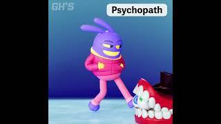 NORMAL vs PSYCHOPATH 4 - THE AMAZING DIGITAL CIRCUS TADC  GHS ANIMATION