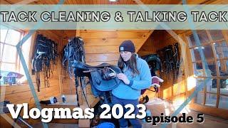 Tack Cleaning & Talking Tack for my OTTB  Barn Chores & EQUESTRIAN VLOG Vlogmas 2023 • Ep 5