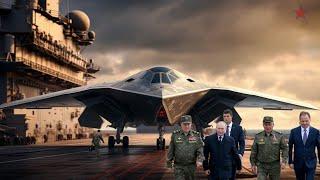 Terrifying  Putin reviews construction of the Tupolev PAK-DA stealth bomber