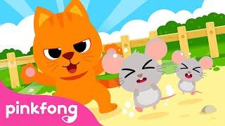 Meow The Cat Song  Farm & Domestic Animals  Nursery Rhymes  Animal Songs  Pinkfong Songs