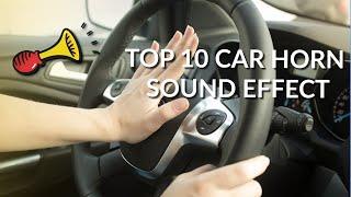 TOP 10 - Car Horn - Sound Effect