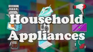 Learn Household appliances Vocabulary  ABC  Words From Alphabets  Talking Flashcards