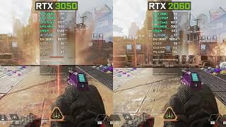 RTX 3050 vs RTX 2060  Apex legends  1080p