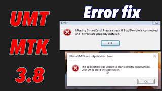 Umt 3.8 error  umt dongle setup  libusb driver install  Umt support access not working