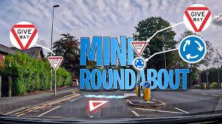 Mini Roundabout Driving Lesson in Uk - Turning Right Tips