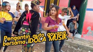 Pengantin auto goyang bersama IDOLA MUSIK